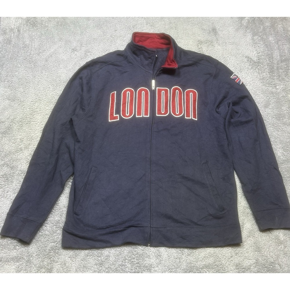 Vintage Roma Atletica London Sweatshirt Mens XL Navy Soccer Football Y2K SPOTS